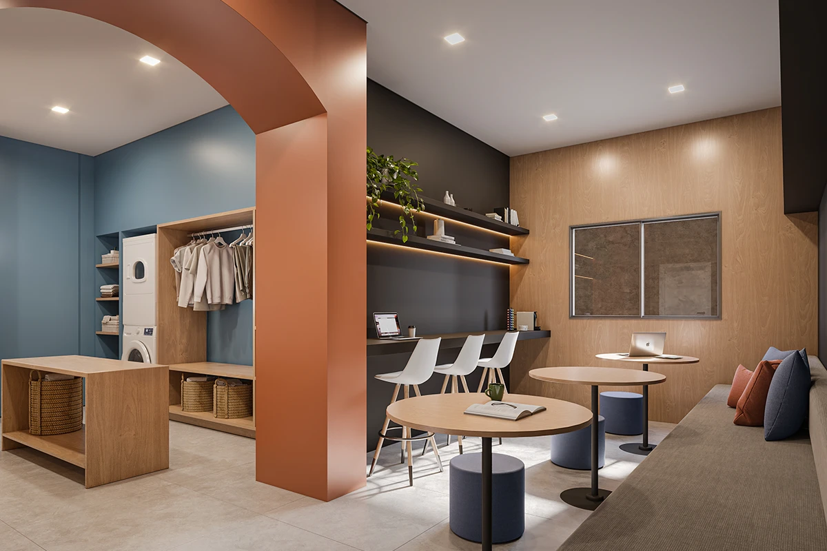 Elev Butantã - Coworking e Lavanderia Coletiva